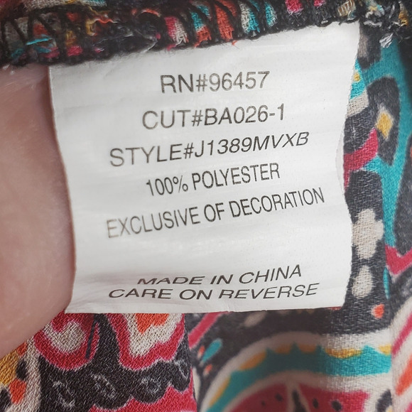 Eyeshadow Brand Crochet Boho Top Sz M - Picture 5 of 5